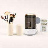 Kit completo con brochas, limpiador y guía de uso